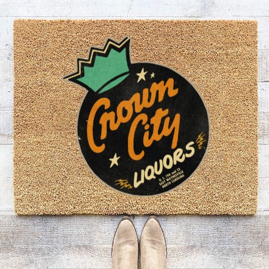 Vintage North Carolina Liquor Store Coir Doormats