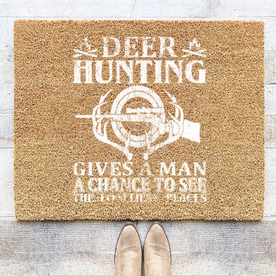 Deer Hunting Coir Doormats