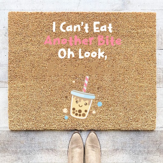 Bubble Tea Lover Boba Tea Drinker Korean Drink Coir Doormats