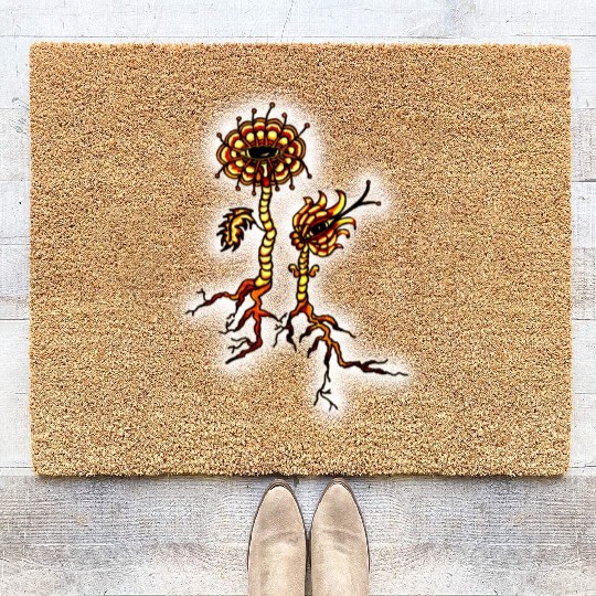 AliEN FlOWeR33B Coir Doormats