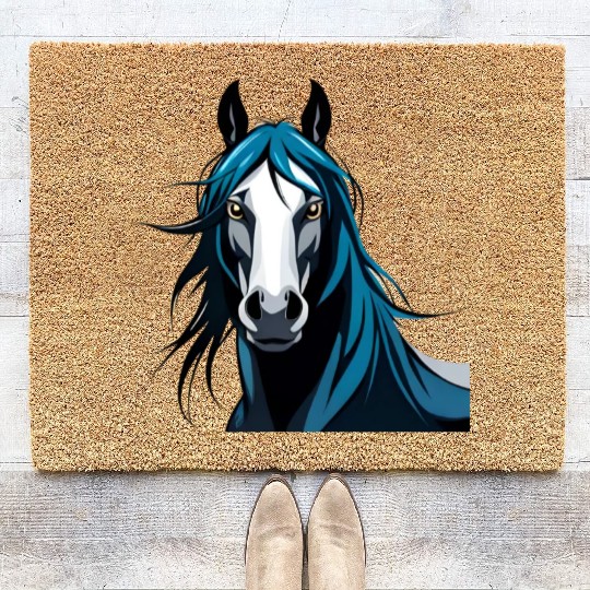 Horse Printed Coir Doormats