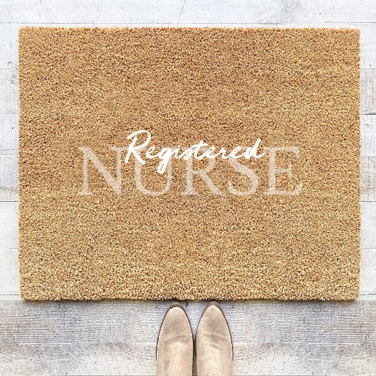 Registered Nurse Rn Emergency Room Nurse Coir Doormats