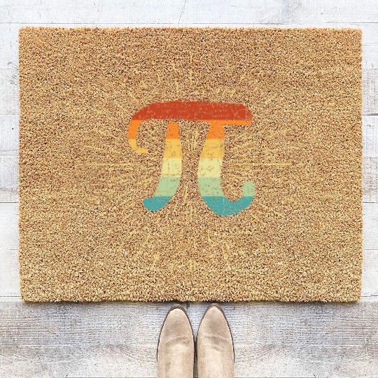 Pi Pi Day Coir Doormats