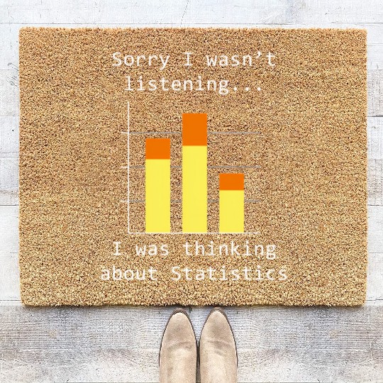 Thinking About Statistics Data Science Coir Doormats