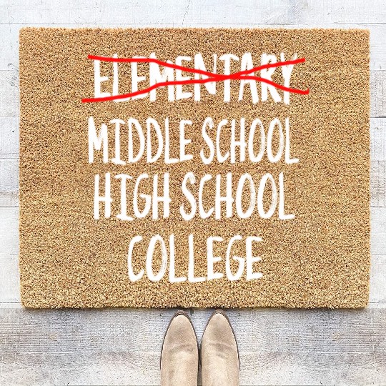 2022 Elementary School Graduation 6Th Grade Gradua Coir Doormats