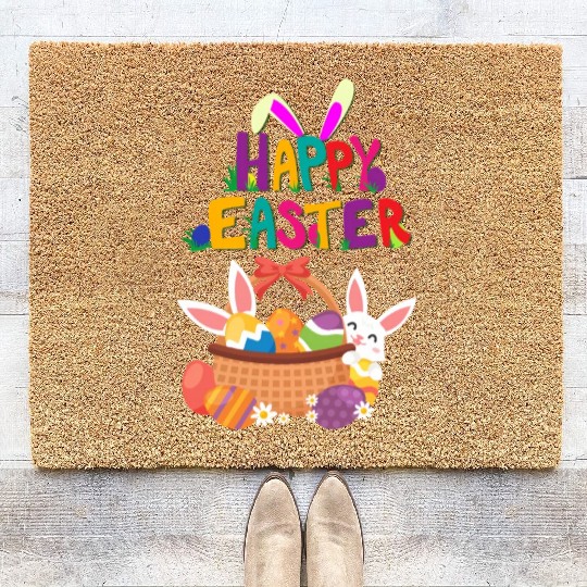 Happy Easter For And Easter Coir Doormats