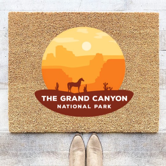 Grand Canyon National Park Arizonna Coir Doormats