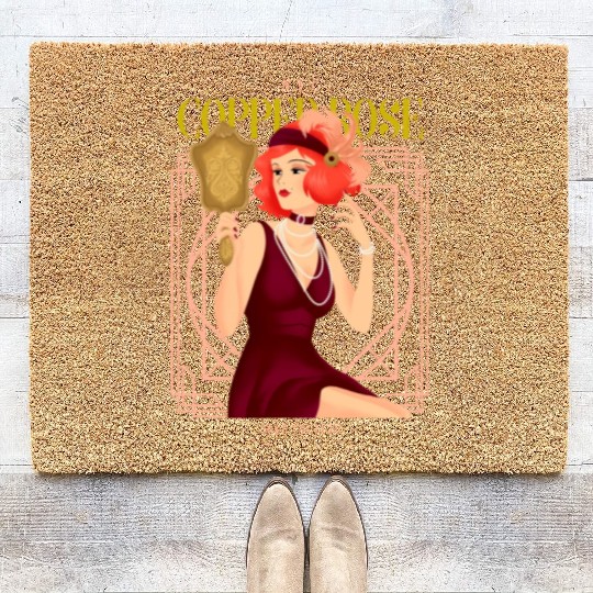 Nyc Copper Rose The Great Gatsby Coir Doormats