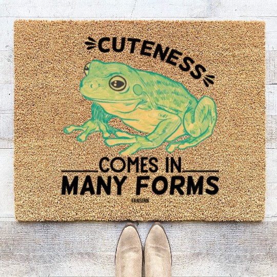 green frog Coir Doormats