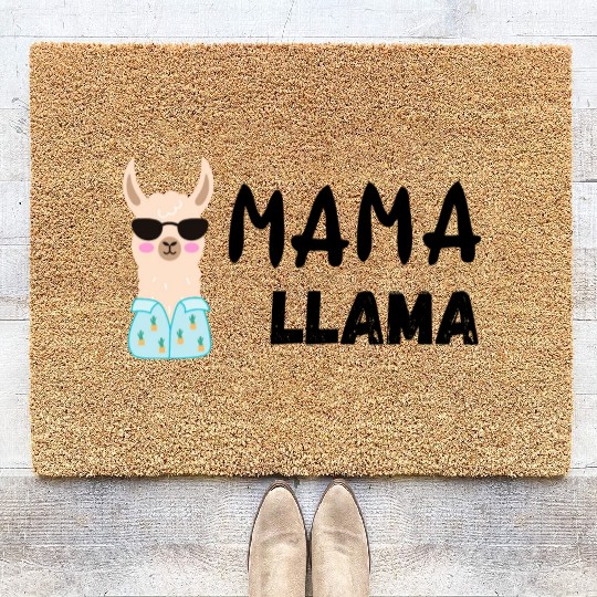 mama llama Coir Doormats