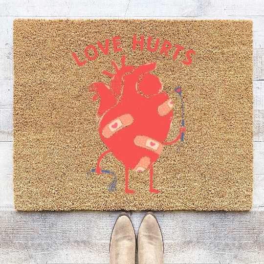 Love Hurts Coir Doormats