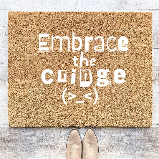 Embrace the Cringe Coir Doormats