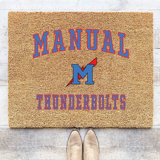 Manual High School Thunderbolts Coir Doormats