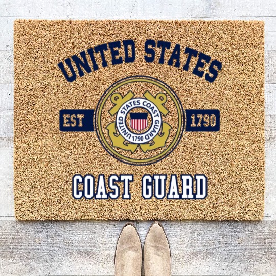Proud Us Sweat Military Pride Coir Doormats