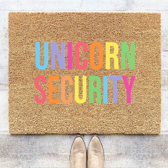 Uorn Security Dad Mom Daughter Coir Doormats