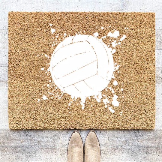 Volleyball Beach Volleyball Player Coir Doormats