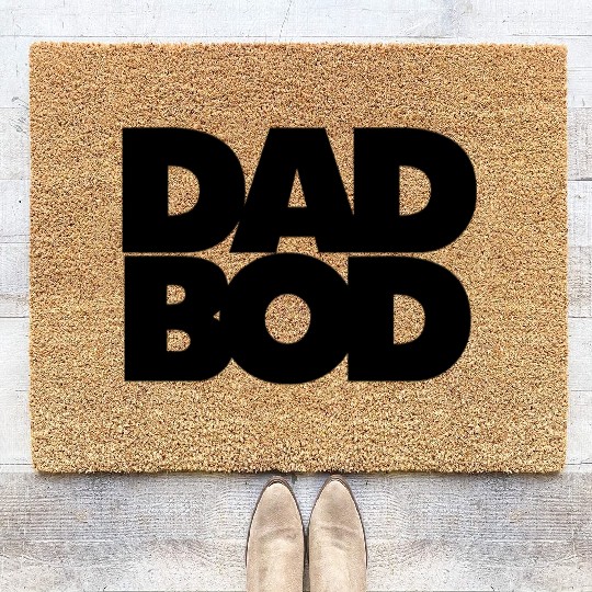 Dad bod Coir Doormats