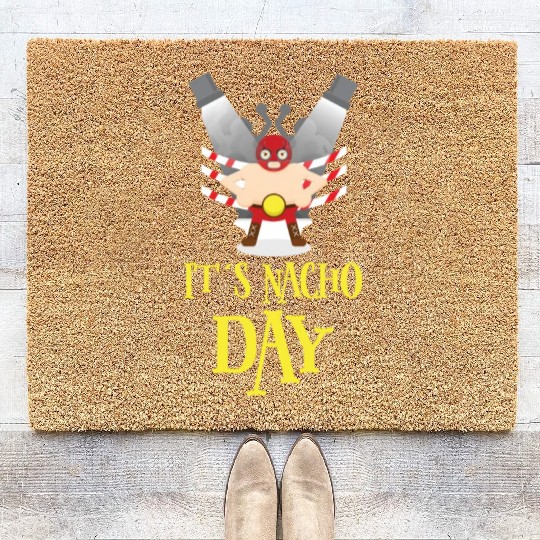 mexican wrestling Lucha Wrestling mask Coir Doormats