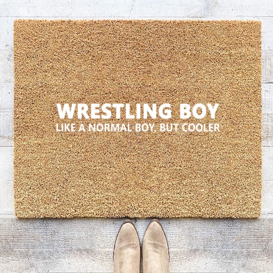Wrestling Wrestling Coir Doormats