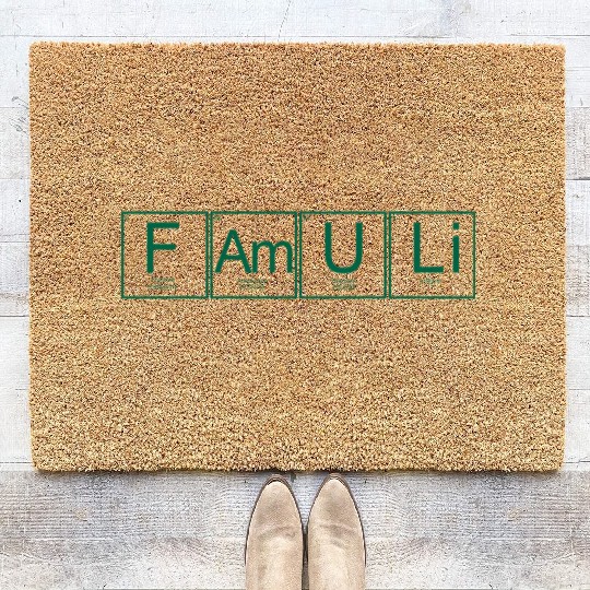 Periodic Table Chemistry With The Elements F Am U Coir Doormats