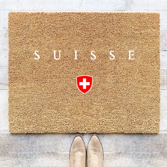 Switzerland Suisse Xo4U Original Coir Doormats