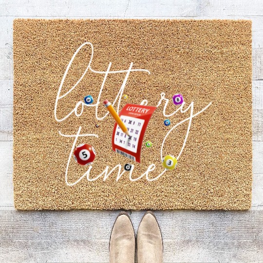 Lottery Bingo Time Coir Doormats