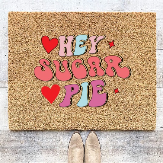 Valentine Sublimation 01 Valentine s Day Valentine Coir Doormats