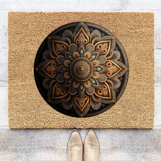 Mandala Coir Doormats