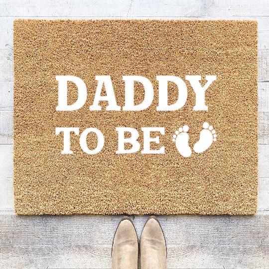 DADDY TO BE Love Ba Coir Doormats