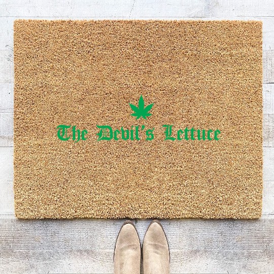 The Devil s Lettuce Green Coir Doormats