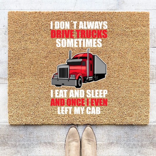 Truck Driver Truc Coir Doormats