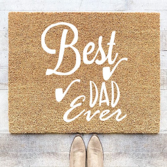 Best dad ever Coir Doormats