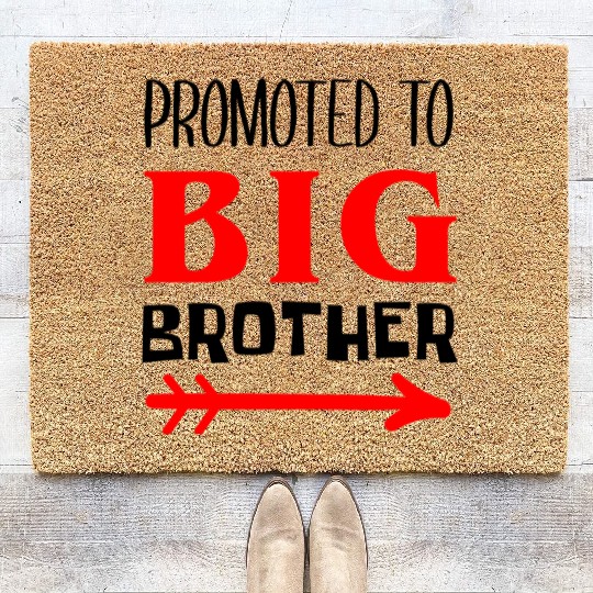 Promoted to big brother boy Coir Doormats