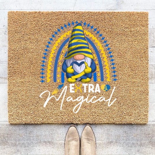 Down Syndrome Awareness Day March 21 Extra Magical Coir Doormats