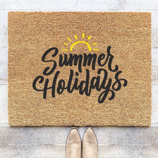 Summer Holidays Coir Doormats
