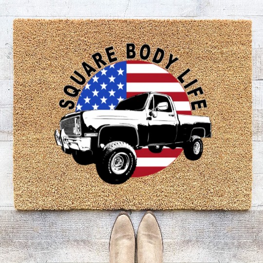 Squarebody Truck 4X4 Square Body Coir Doormats