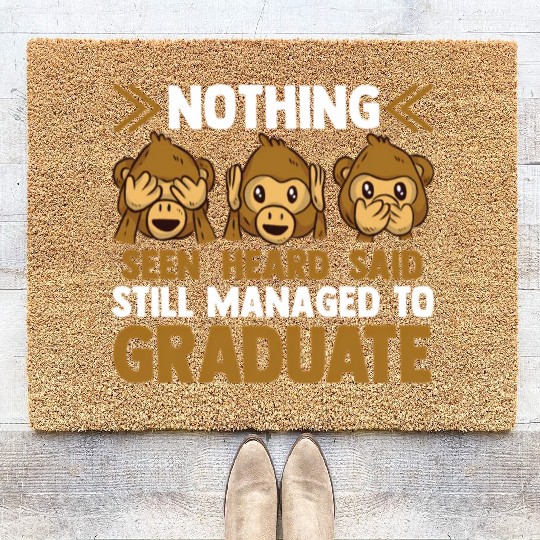 Graduate School Monkey Coir Doormats