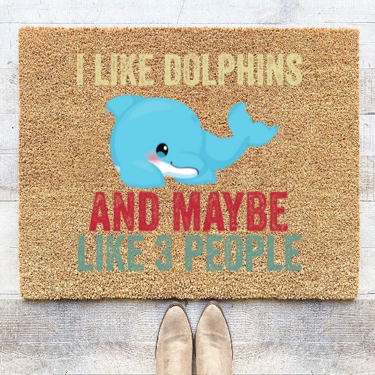 Dolphin Lover Coir Doormats
