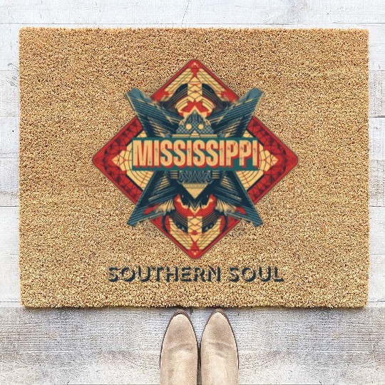 Mississippi vibes Coir Doormats