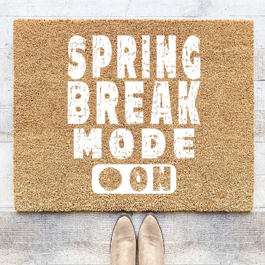 Spring Break Mode On Vintage Coir Doormats