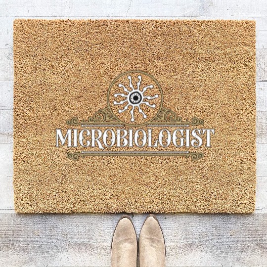 Microbiologist Microbiology Scientist Laboratory Coir Doormats