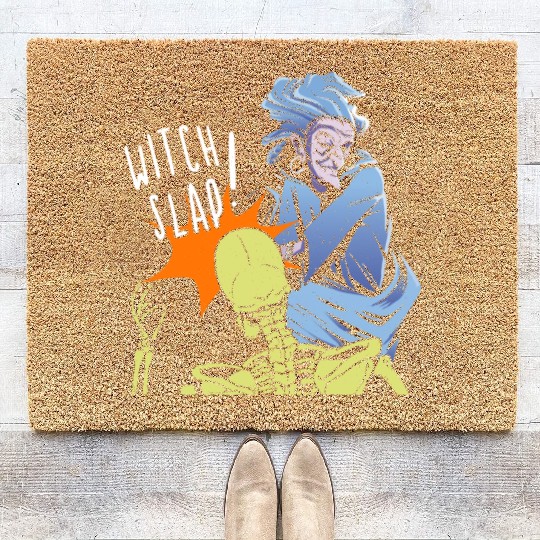 Witch Slap - Halloween Fun Coir Doormats