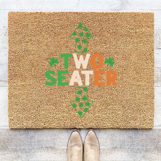 St Patric Day Two Seater St Patric Day Coir Doormats