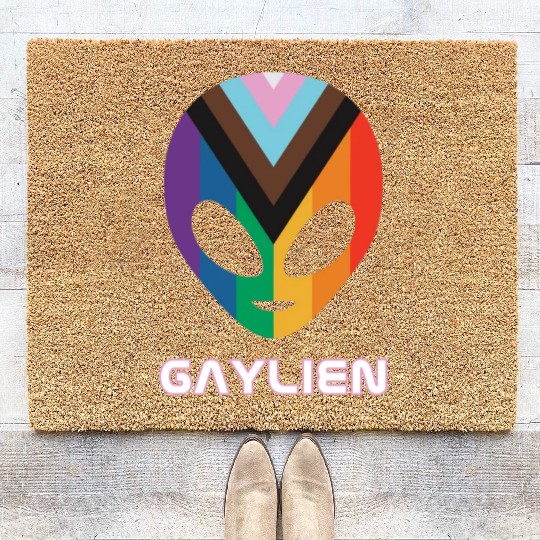 Gaylien aka Gay Alien Coir Doormats