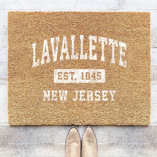 Lavallette New Jersey Nj Established Sports Coir Doormats
