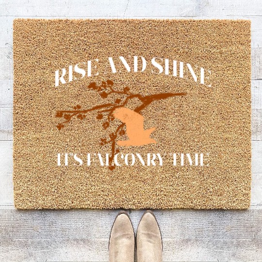 Falconry Bird Falcon Hunting Falconer Coir Doormats