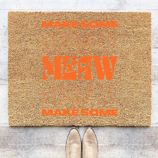Make some meow Coir Doormats