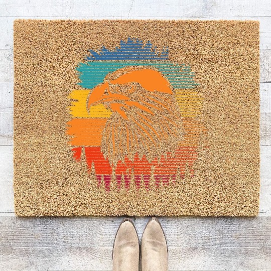 Falconry Bird Falcon Hunting Falconer Coir Doormats