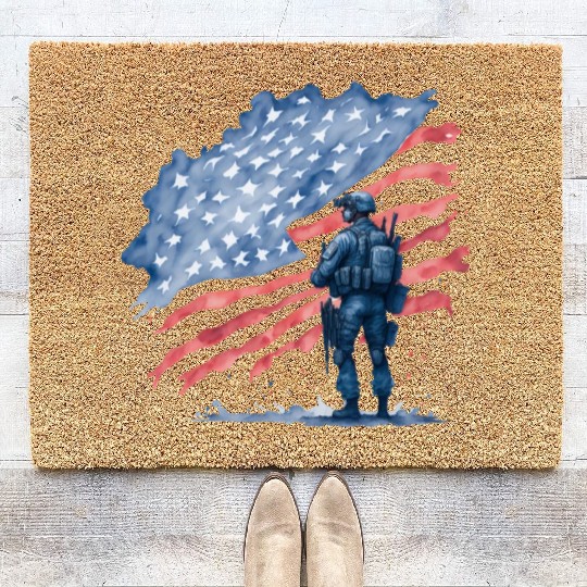 Stars And Stripes Coir Doormats