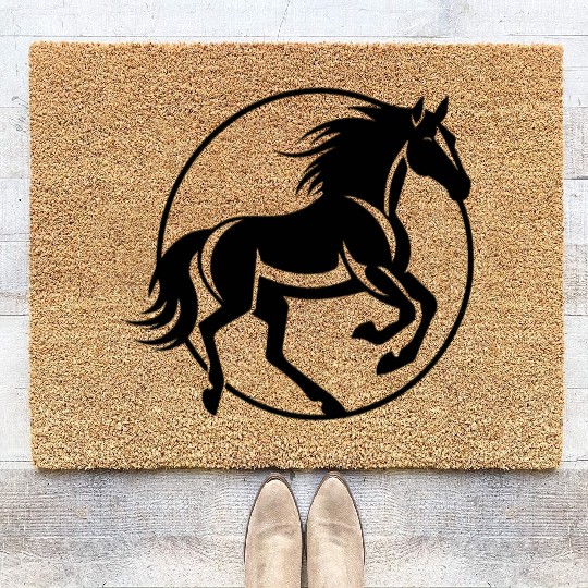 Horse Equine Pony Coir Doormats